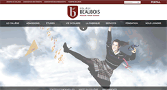 Desktop Screenshot of collegebeaubois.qc.ca